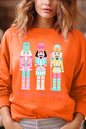 Christmas Nutcracker Graphic Fleece Sweatshirts